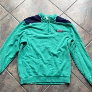 vineyard vines 1/4 zip Green